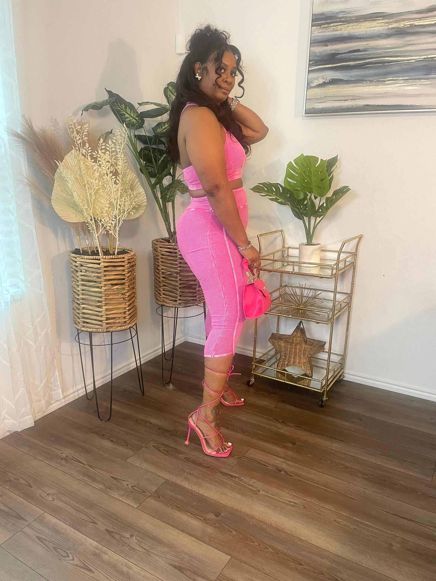Two Piece Pink Set