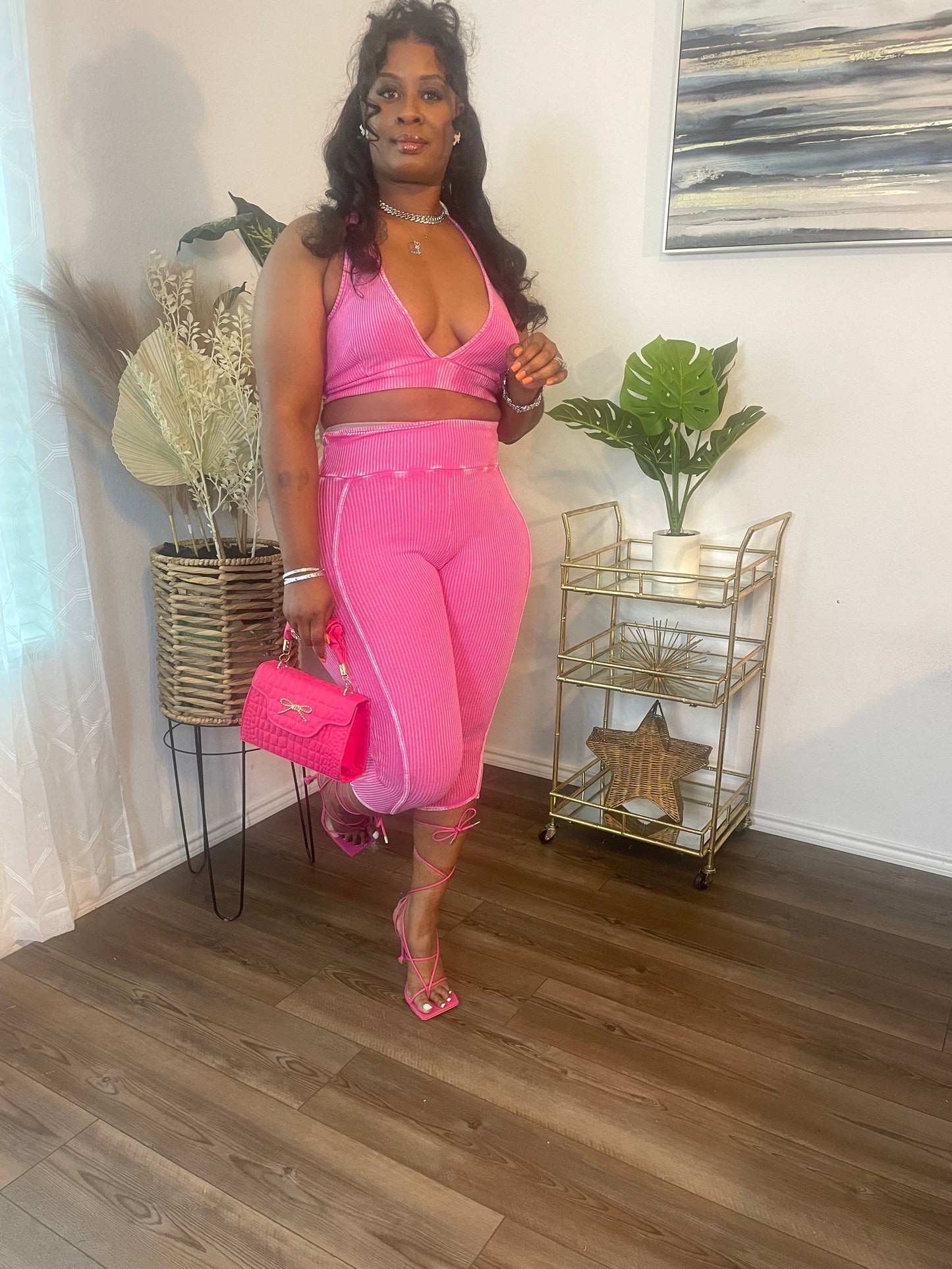 Two Piece Pink Set