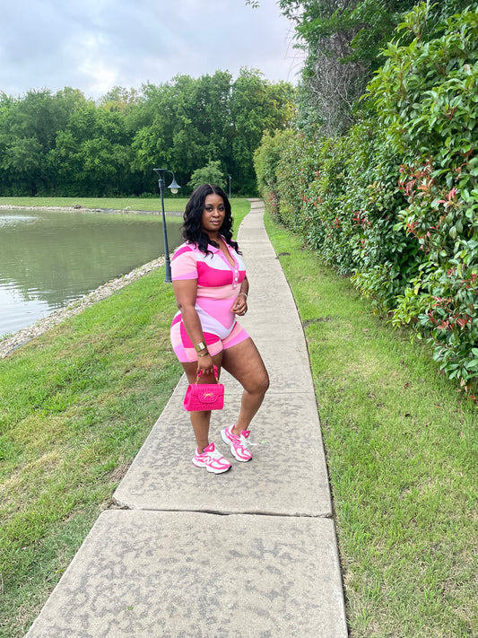 Multi Pink Jumpsuit