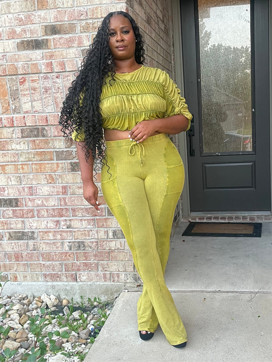 Two Piece Acid Set (Olive)