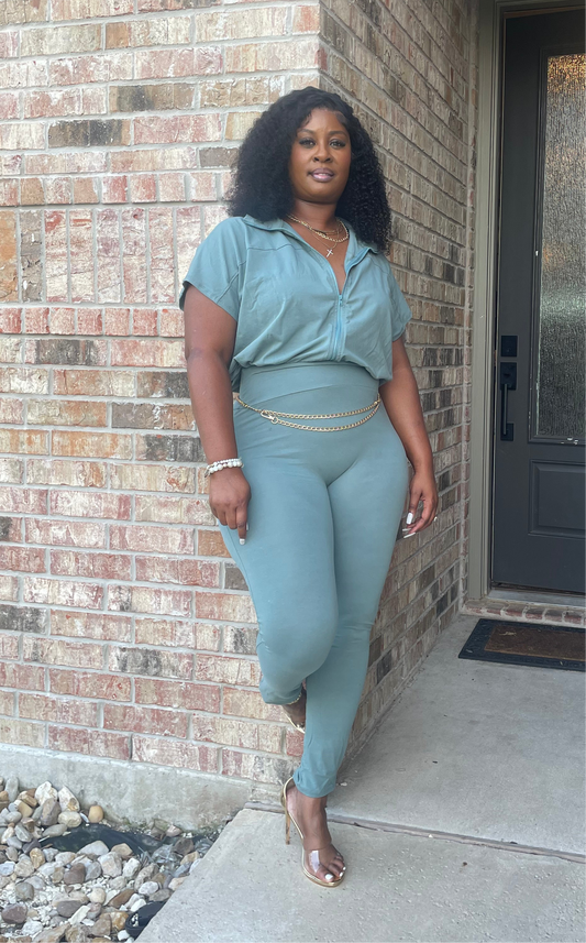 Dat Girl Jumpsuit (Dusty Hunter)
