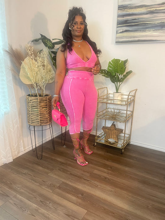 Two Piece Pink Set